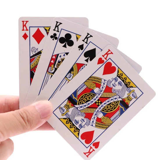 Drucken Poker Magic Cardistry Deck Adult Blank Casino Black Paper Sublimation Logo Custom Us Spielkarten